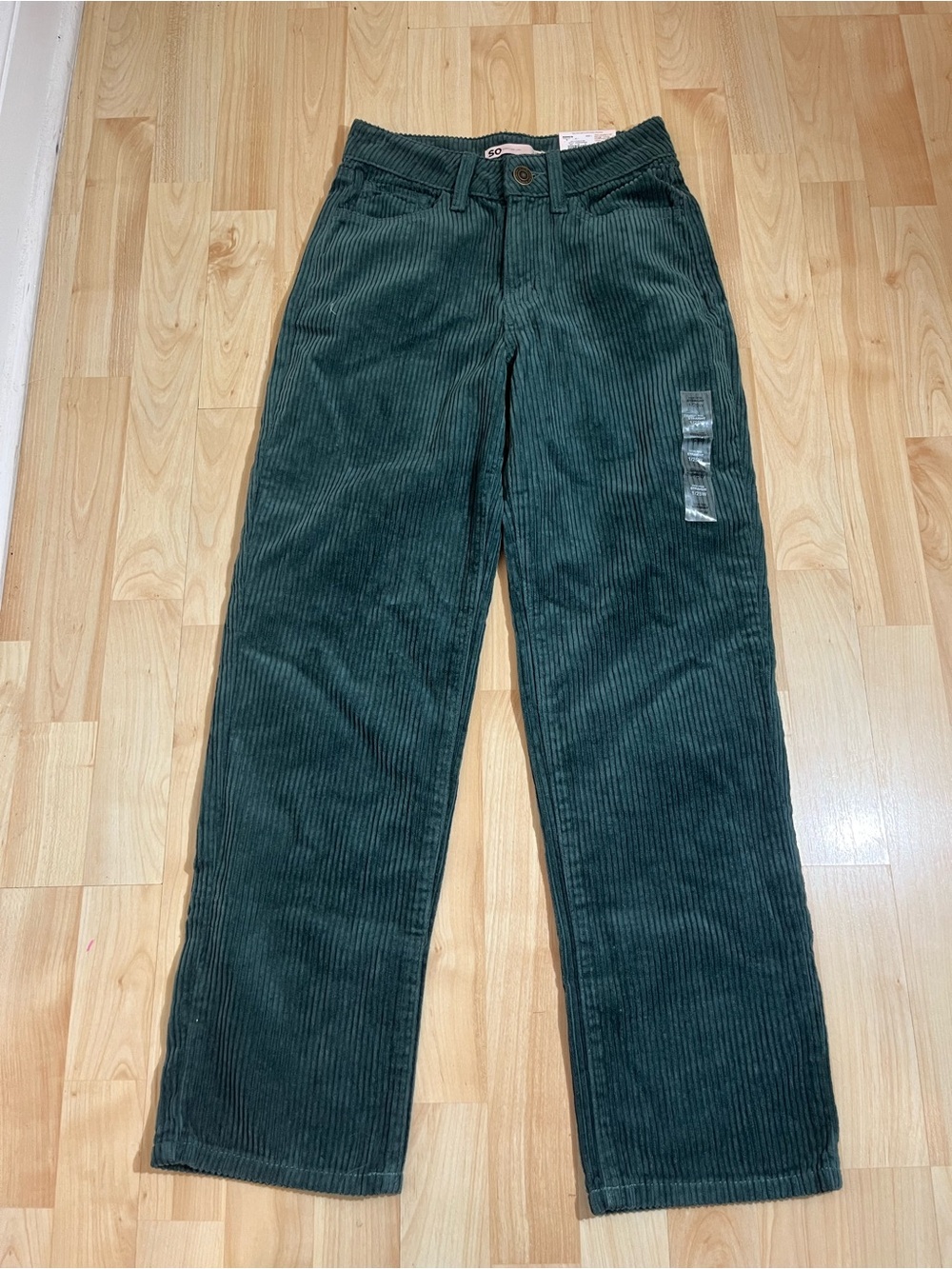 SO New With Tags High Rise No Stretch Corduroy Pants Size 1 Junior